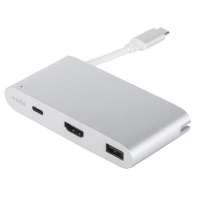 Moshi USB-C Multiport-adapter (sølv)