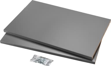 Epoq Click Graphite melaminhylle 60x58 (2 stk.)
