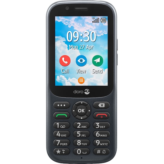 Doro 731X mobiltelefon (grafitt)