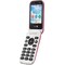 Doro 7081 mobiltelefon (rød/hvit)