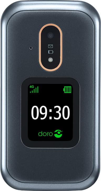 Doro 7081 mobiltelefon (grafitt/hvit)