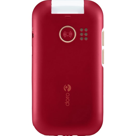 Doro 7081 mobiltelefon (rød/hvit)