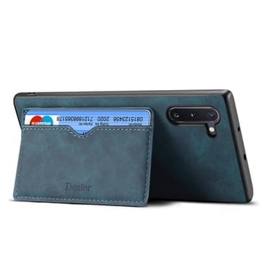 Denior skinn kort deksel Samsung Galaxy Note 10 (SM-N970F)  - Lyse bl�
