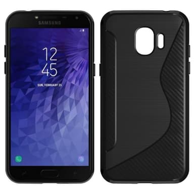 S Line silikondeksel Samsung Galaxy J4 2018 (SM-J400F)  - Svart