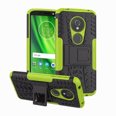 Støtsikkert deksel med stativ Motorola Moto G6 Play (XT1922)  - Grøn