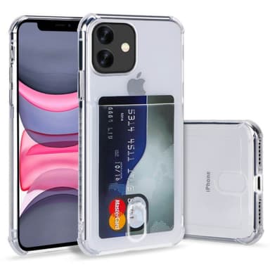 Silikondeksel med kort  Apple iPhone 11 (6.1")