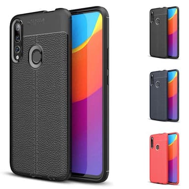 Lærmønstret silikondeksel Huawei P Smart Z (STK-LX1) - RØD - Elkjøp ...