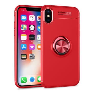Slim Ringdeksel Apple iPhone X / Xs  - RØD