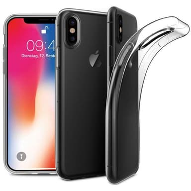 Silikondeksel gjenomsiktig Apple iPhone XS 5,8 "