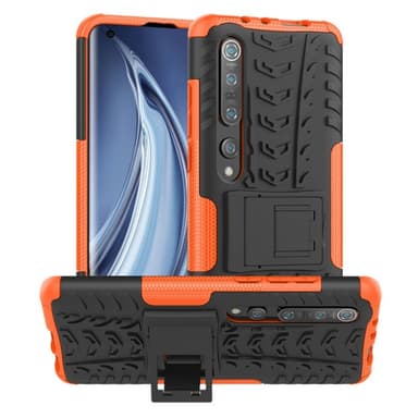 Støtsikkert deksel med stativ Xiaomi Mi 10  - oransje