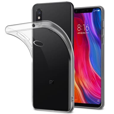 Silikondeksel gjenomsiktig Xiaomi Mi 8