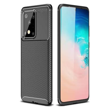 Carbon silikondeksel Samsung Galaxy S20 Ultra (SM-G988F)  - Svart