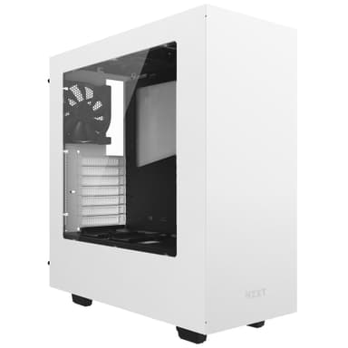 NZXT S340 PC-kabinett (hvit)