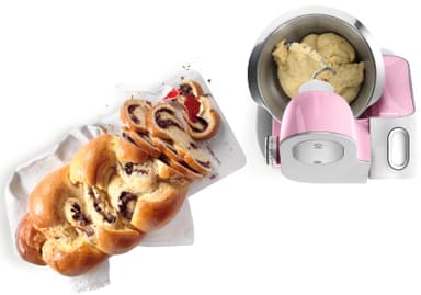 Bosch MUM5 CreationLine kjøkkenmaskin (rosa/sølv)