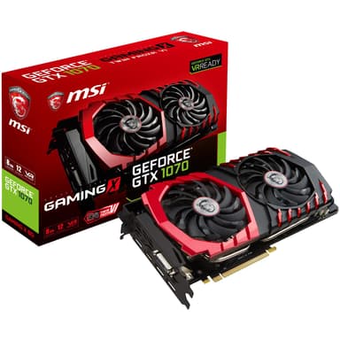 MSI GeForce GTX 1070 Gaming X 8G grafikkort
