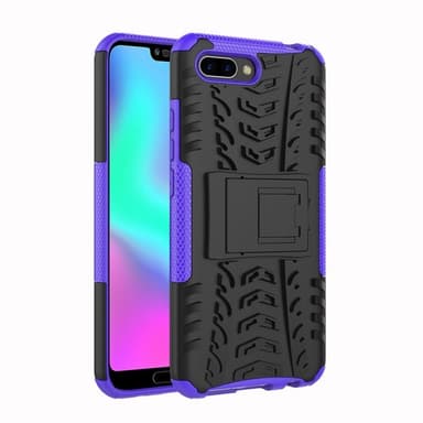 Støtsikkert deksel med stativ Huawei Honor 10 (COL-AL10)  - lilla