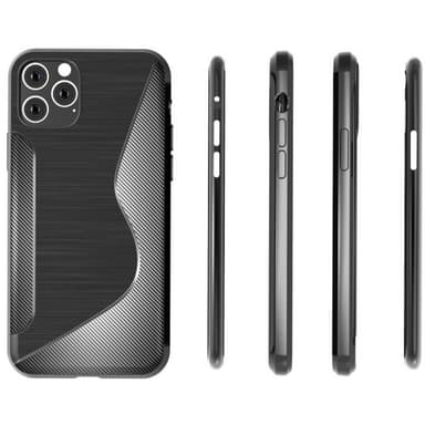 S Line silikondeksel Apple iPhone 11 Pro Max (6.5") - svart
