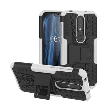 Støtsikkert deksel med stativ Samsung Nokia 6.1 Plus (TA-1083)  - Hvi