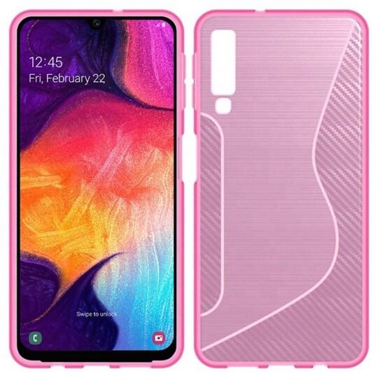 S Line silikondeksel Samsung Galaxy A50 (SM-A505F)  - Rosa