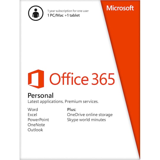 Microsoft® Office 365 Personal - PC Windows,Mac OSX - Elkjøp