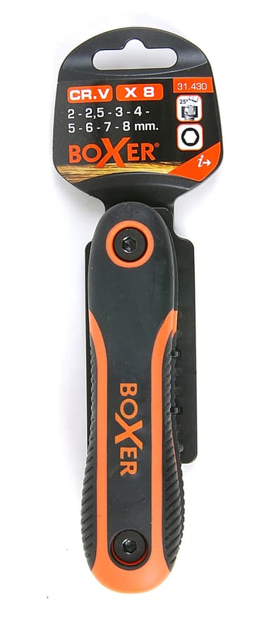 Unbaconøkkelsett 8 i 1