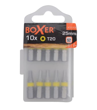Bits TORX 20 - 10 stk. i eske S2-stål