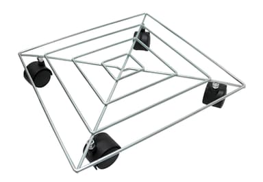 Plantevogn i metall, 30×30 cm