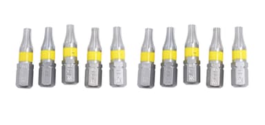 Bits TORX 15 - 10 stk. i eske S2-stål