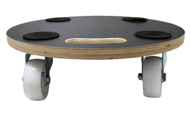 Møbeltralle 200 kg, Ø38 cm