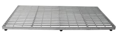 Trapperist firkantet 40x80 cm - galvanisert