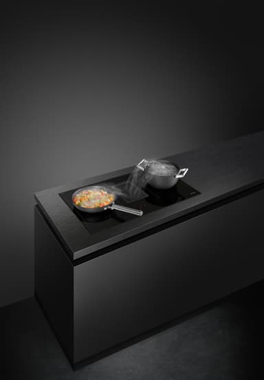 Smeg platetopp med integrert ventilator HOBD482D