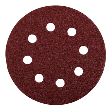 Sliperondell, 6PEX, Ø125 mm, korn 80, på SB-kort