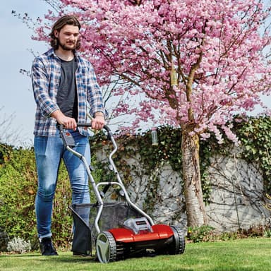 Batteridrevet håndplenklipper, GE-HM 18/38 Li-Solo