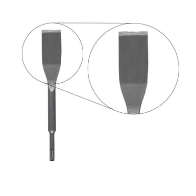 Meisel til klinker, SDS, 40×250 mm