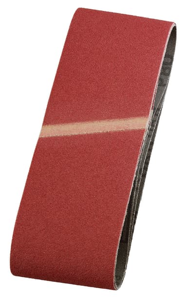 Slipebånd til båndsliper, 75×457 mm, korn 80, 3 stk., på SB-kort