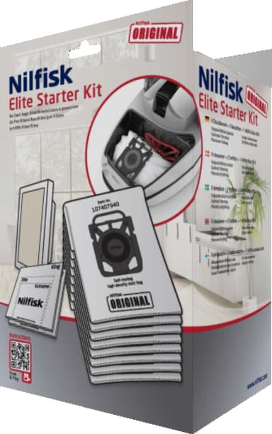 Nilfisk Elite støvsugerposer og filtre 107407952