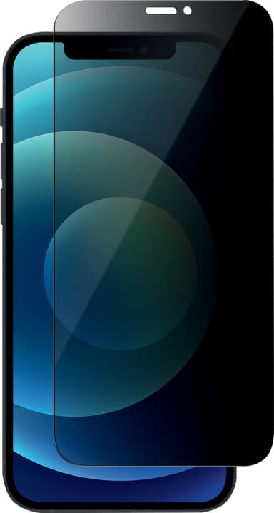 Panzer Privacy skjermbeskytter til iPhone 12/12 Pro (sort)