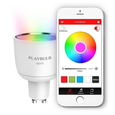 MIPOW Playbulb Spot Hvit RGB BT 240lumen 4W GU10