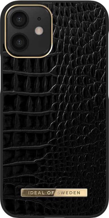 iDeal of Sweden deksel til iPhone 12 mini (neo noir croco)
