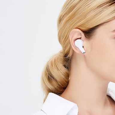 Sudio Ett helt trådløse in-ear hodetelefoner (hvit)