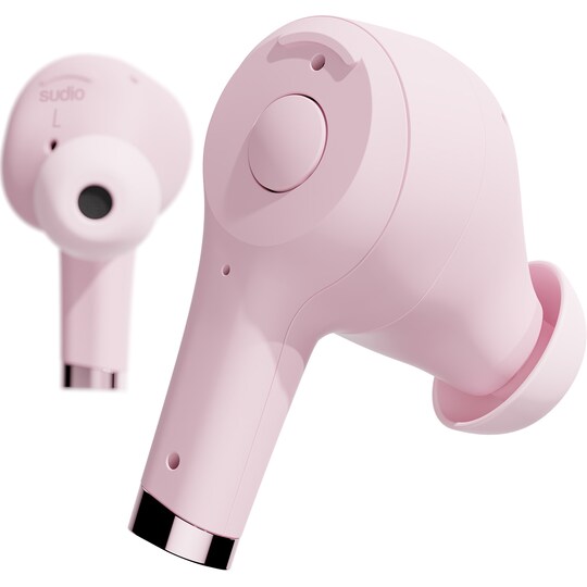 Sudio Ett helt trådløse in-ear hodetelefoner (rosa)