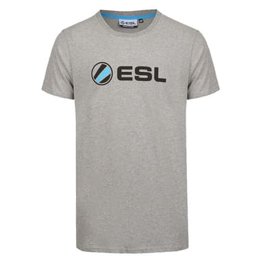 ESL basic T-skjorte (M) (lys grå)