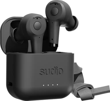 Sudio Ett helt trådløse in-ear hodetelefoner (sort)