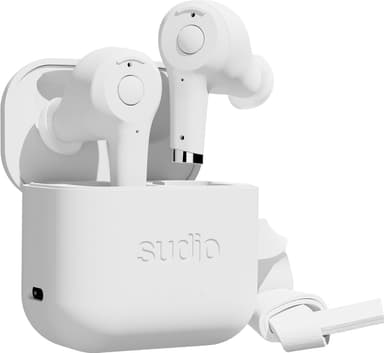 Sudio Ett helt trådløse in-ear hodetelefoner (hvit)