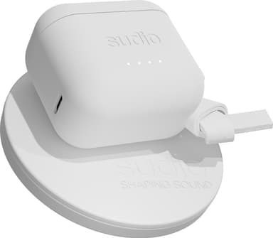 Sudio Ett helt trådløse in-ear hodetelefoner (hvit)