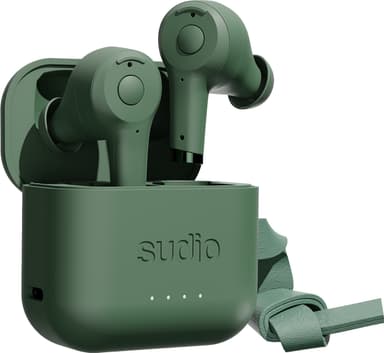 Sudio Ett helt trådløse in-ear hodetelefoner (grønn)