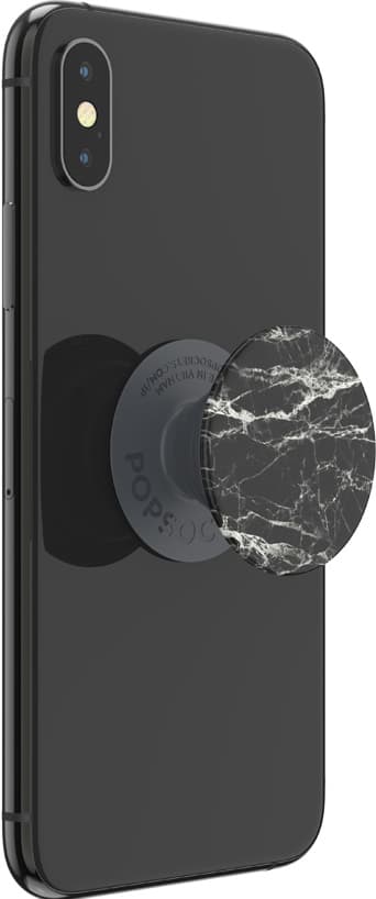 Popsockets grep til mobile enheter (black marble)