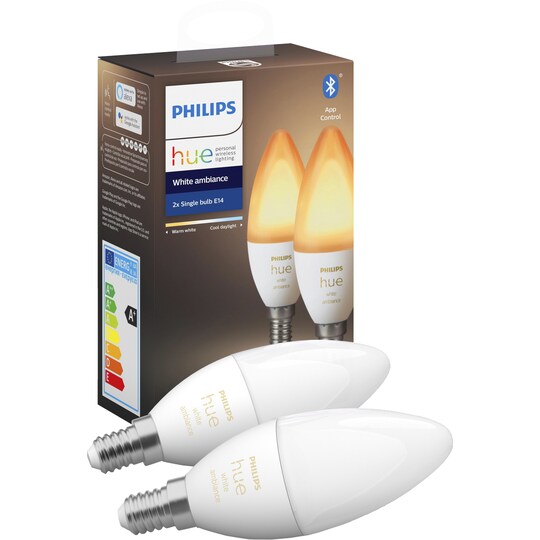 Philips Hue White Ambiance LED-lyspære 40W E14