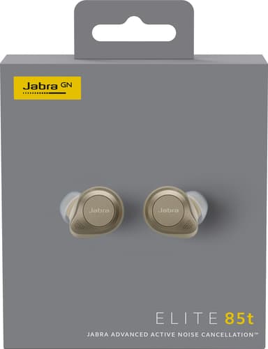 Jabra Elite 85T helt trådløse hodetelefoner (gold beige)
