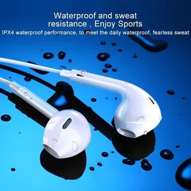 TOTUDESIGN Bluetooth 4.1 Sportshodetelefoner - hvite